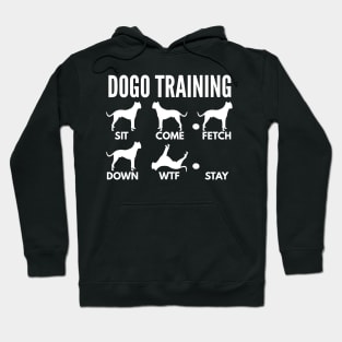 Dogo Training Dogo Argentino Tricks Hoodie